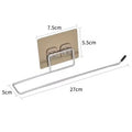 1 porte-rouleau de papier essuie-tout adhésif pour la cuisine, porte-papier toilette, distributeur de mouchoirs en papier, accessoires de rangement pour armoire à serviettes