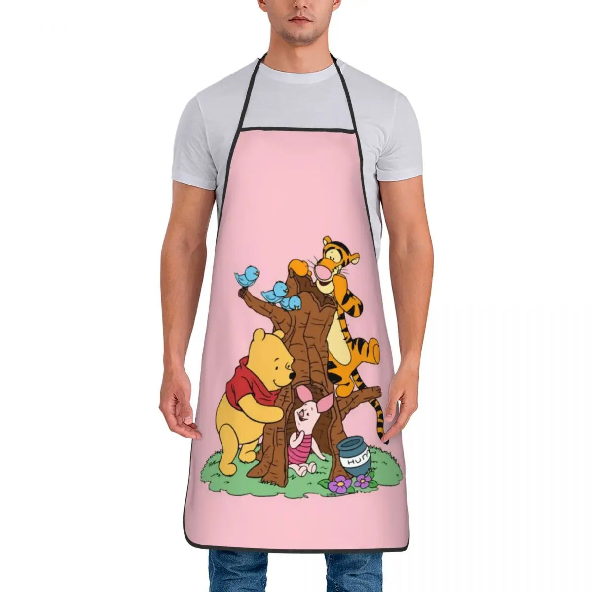 Tablier Winnie l'Ourson Disney - Tablier de Cuisine Unisexe Personnalisé pour Homme et Femme