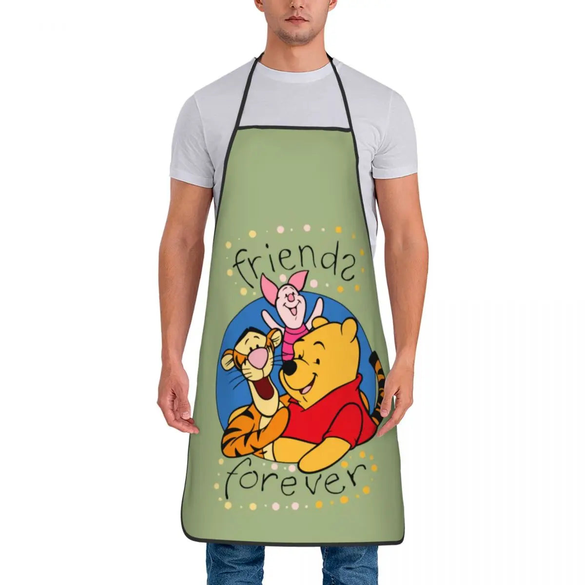 Tablier Winnie l'Ourson Disney - Tablier de Cuisine Unisexe Personnalisé pour Homme et Femme