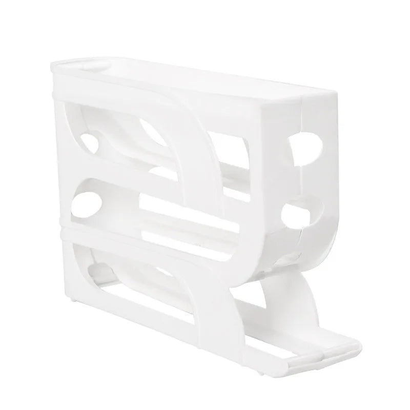 Dispositif de stockage automatique des œufs Boîte de rangement pour réfrigérateur domestique Boîte à œufs Peut contenir 30 œufs Support à œufs de haute qualité Cuisine