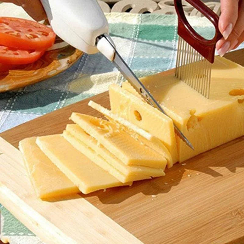 Couteau Électrique Sans Fil Rechargeable - Couteau à Viande Portable en Acier Inoxydable pour Cuisine
