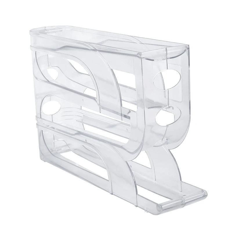 Dispositif de stockage automatique des œufs Boîte de rangement pour réfrigérateur domestique Boîte à œufs Peut contenir 30 œufs Support à œufs de haute qualité Cuisine
