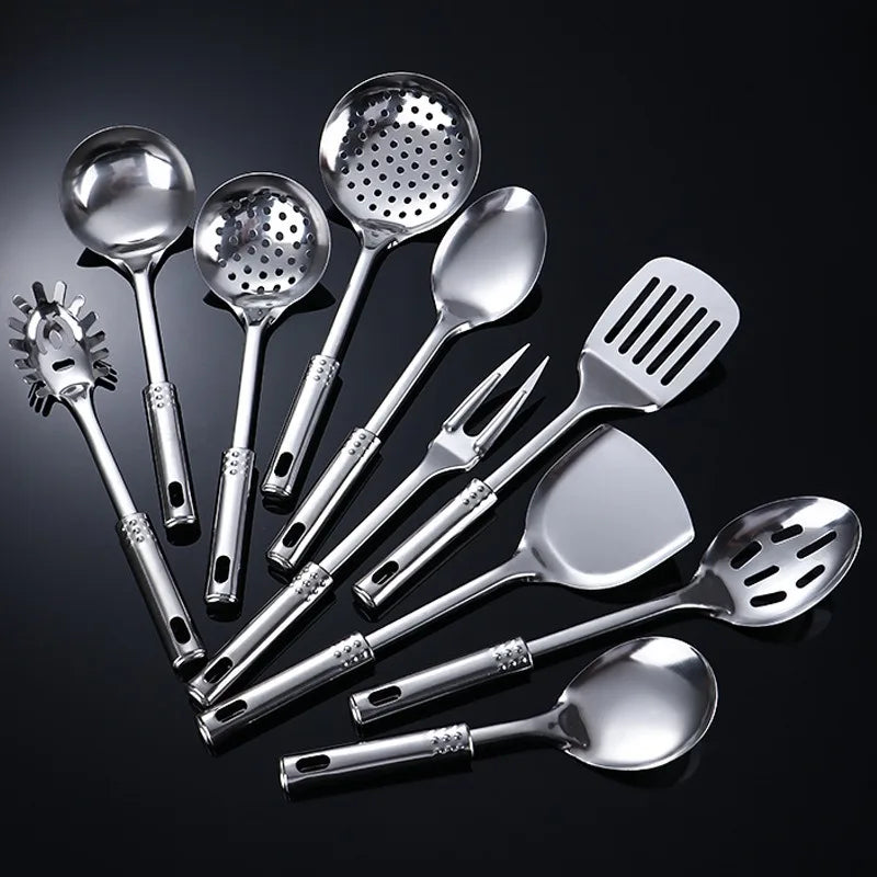 Grande Passoire en Acier Inoxydable - Ustensile de Cuisine Professionnel avec Poignée Ergonomique