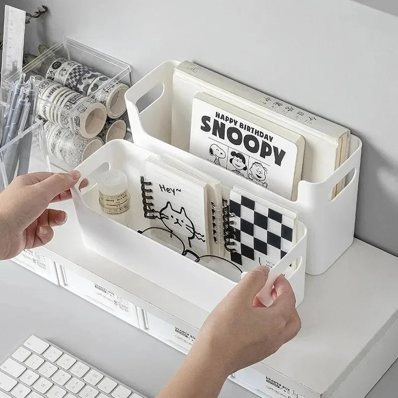 Boîte de Rangement Organisateur pour Placard Cuisine - Tiroir Vaisselle Épices ABS Blanc Grande Taille