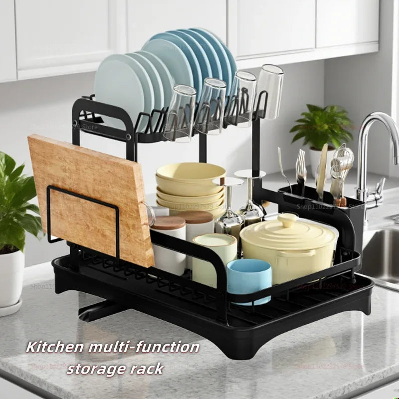 Égouttoir à vaisselle et bols, étagère de rangement de cuisine, égouttoir étroit pour petite vaisselle, bols multifonctions, baguettes Amagi