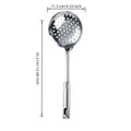 Grande Passoire en Acier Inoxydable - Ustensile de Cuisine Professionnel avec Poignée Ergonomique