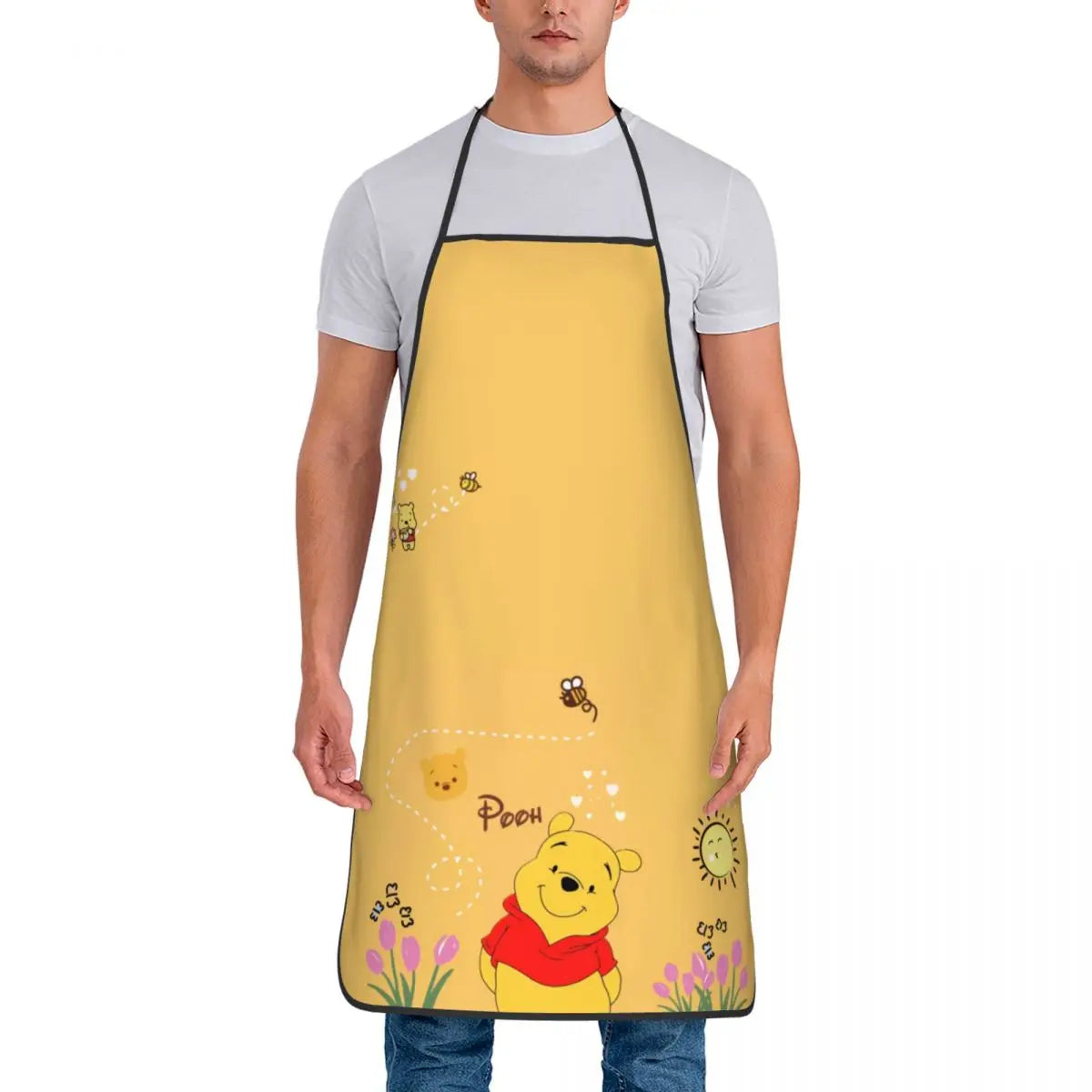 Tablier Winnie l'Ourson Disney - Tablier de Cuisine Unisexe Personnalisé pour Homme et Femme