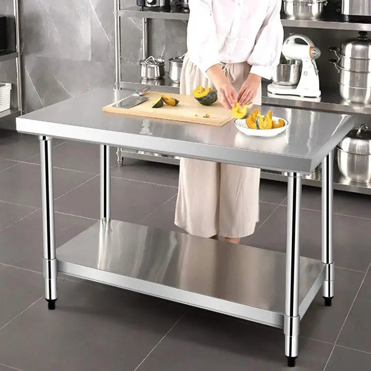 24 X 36 Inch Stainless Steel Commercial Kitchen Food Prep Table Commercial Kitchen Storage Product