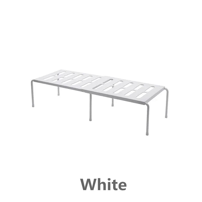 Étagère Pliante de Rangement pour Armoire Cuisine - Support Gain d'Espace Réutilisable Plastique