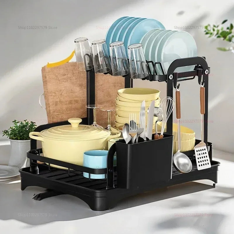 Égouttoir à vaisselle et bols, étagère de rangement de cuisine, égouttoir étroit pour petite vaisselle, bols multifonctions, baguettes Amagi