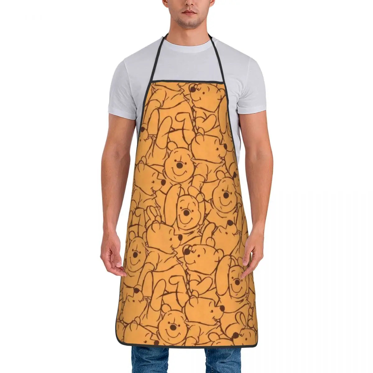 Tablier Winnie l'Ourson Disney - Tablier de Cuisine Unisexe Personnalisé pour Homme et Femme