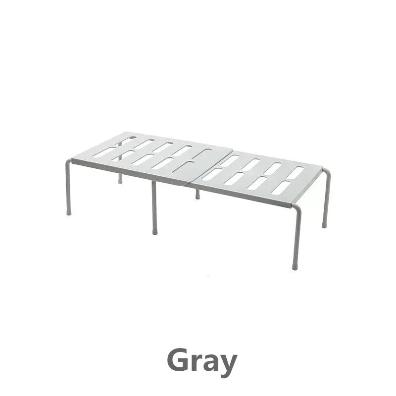Étagère Pliante de Rangement pour Armoire Cuisine - Support Gain d'Espace Réutilisable Plastique