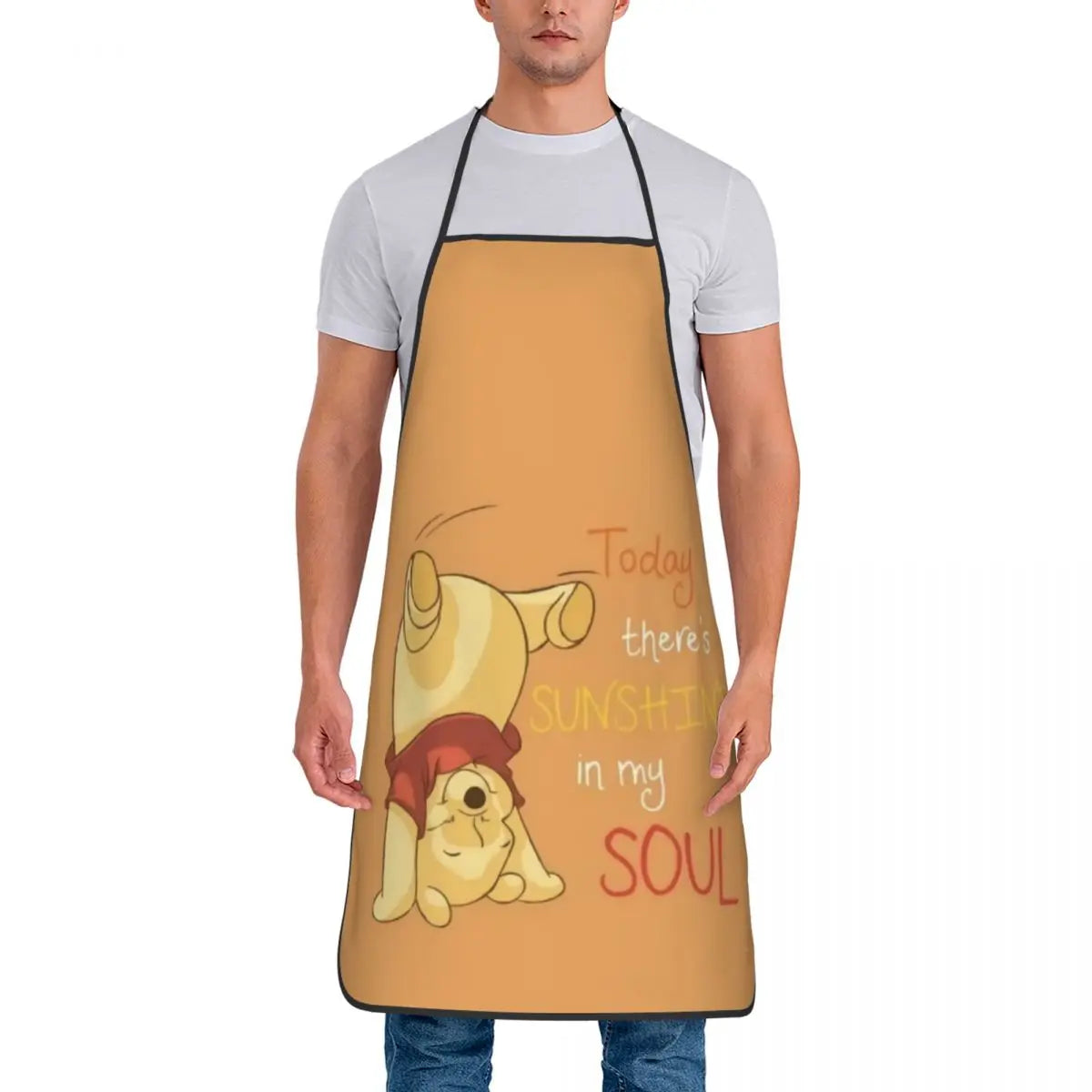 Tablier Winnie l'Ourson Disney - Tablier de Cuisine Unisexe Personnalisé pour Homme et Femme