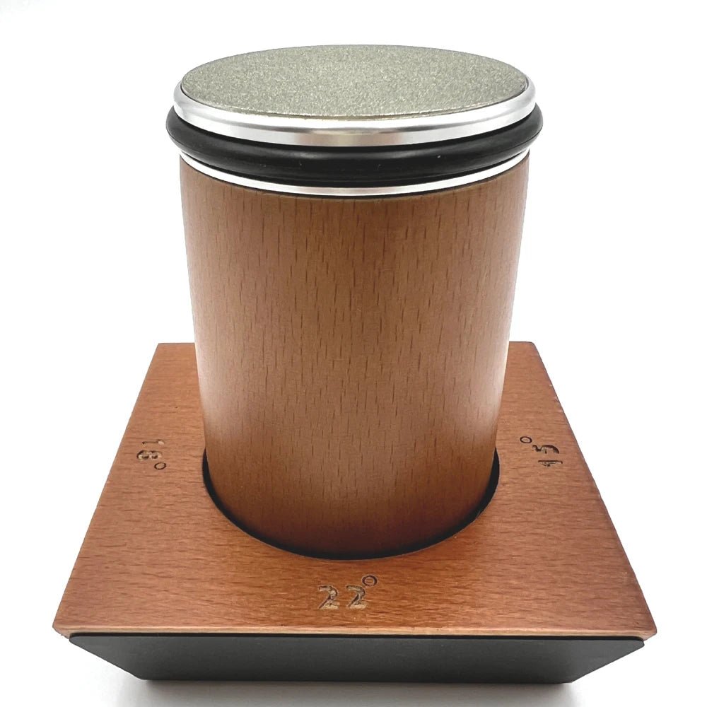 Aiguiseur de couteaux diamant 4 angles en bois massif - Rouleau double face avec angles 15° 18° 20° 22° - Kit d'affûtage professionnel pour cuisine - Cuisine Chez Nadine