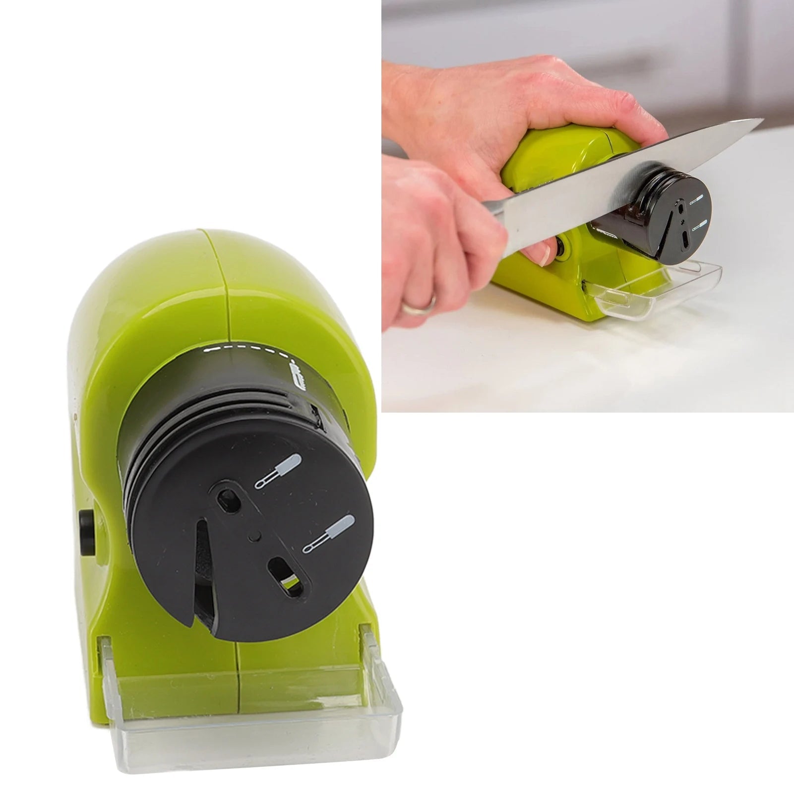 Aiguiseur de Couteaux Électrique - Machine d'Affûtage avec Meule Diamantée - Cuisine Chez Nadine