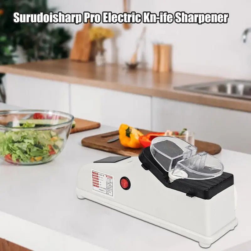 Aiguiseur de Couteaux Électrique Rechargeable USB - Affûtage et Polissage Rapide - Cuisine Chez Nadine