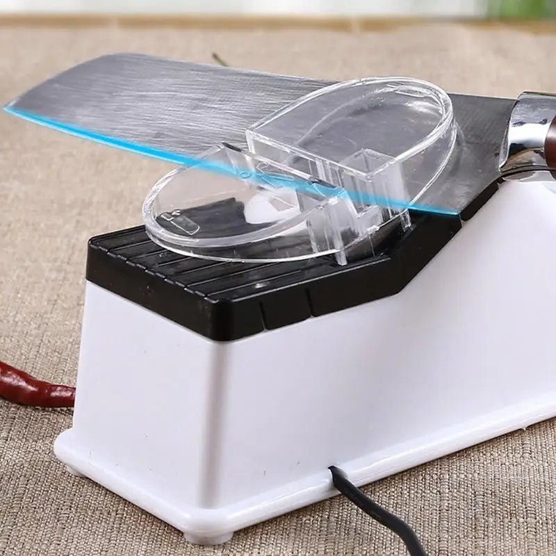 Aiguiseur de Couteaux Électrique Rechargeable USB - Affûtage et Polissage Rapide - Cuisine Chez Nadine