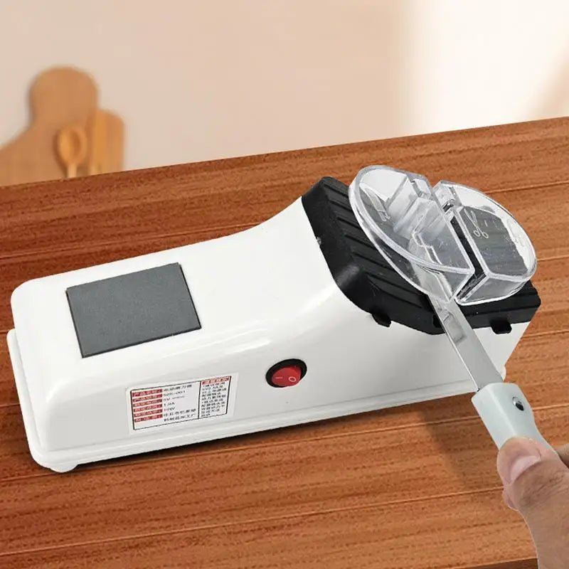 Aiguiseur de Couteaux Électrique Rechargeable USB - Affûtage et Polissage Rapide - Cuisine Chez Nadine