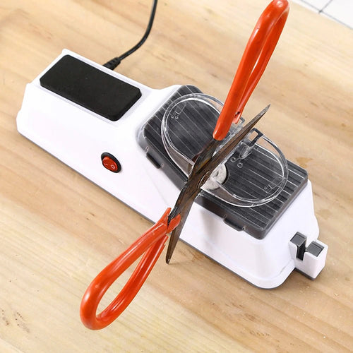Aiguiseur de Couteaux Électrique USB Rechargeable Automatique - Outil d'Affûtage Rapide pour Couteaux de Cuisine et Ciseaux - Cuisine Chez Nadine