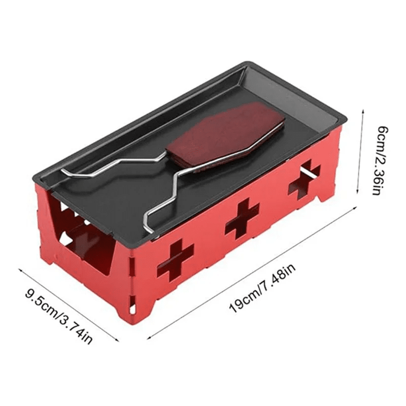 Appareil à Raclette Portable avec Poêle Antiadhésive - Set Complet avec Spatule pour Fromage Fondu Maison - Cuisine Chez Nadine