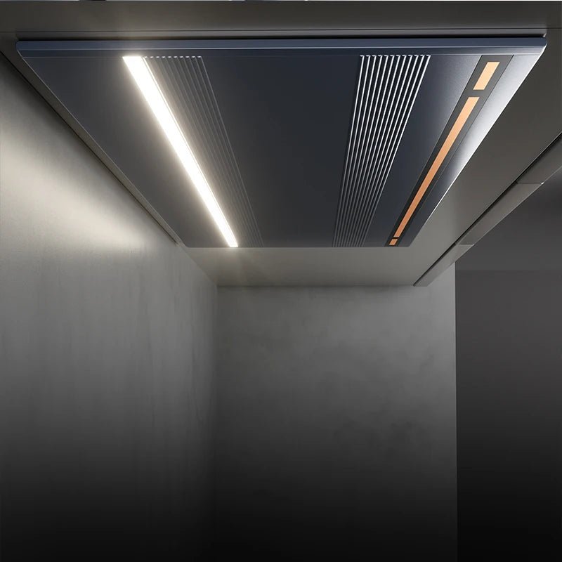 Armoire de cuisine électrique à hauteur ajustable - Système de levage intelligent tactile - Rangement multifonction moderne en alliage d'aluminium - Cuisine Chez Nadine