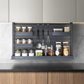Armoire de cuisine électrique à hauteur ajustable - Système de levage intelligent tactile - Rangement multifonction moderne en alliage d'aluminium - Cuisine Chez Nadine