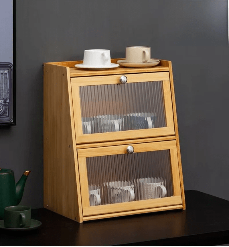Armoires de rangement de cuisine à plusieurs niveaux, boîtes de rangement pour épices et vaisselle, produits ménagers, étagères et comptoirs de cuisine - Cuisine Chez Nadine