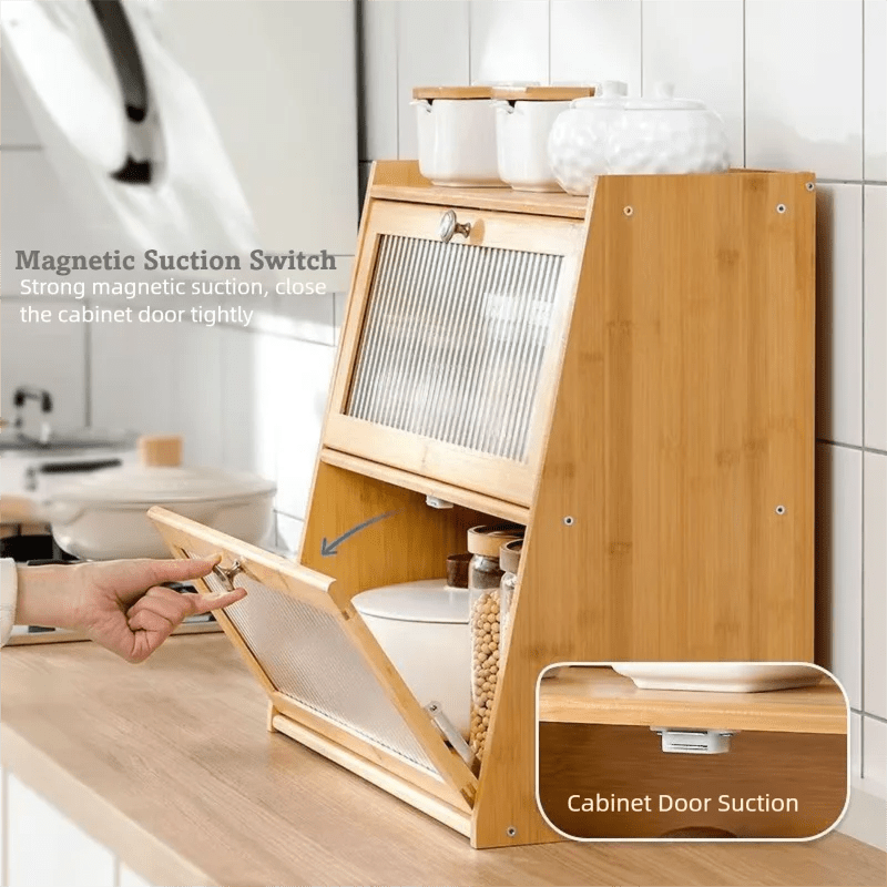 Armoires de rangement de cuisine à plusieurs niveaux, boîtes de rangement pour épices et vaisselle, produits ménagers, étagères et comptoirs de cuisine - Cuisine Chez Nadine