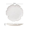 Assiette en céramique en forme de fleur - Pour steaks, pâtes, desserts et salades - Cuisine Chez Nadine