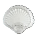 Assiette transparente en forme de coquillage - Plateau avec compartiment pour dumplings, sushis et fruits - Cuisine Chez Nadine