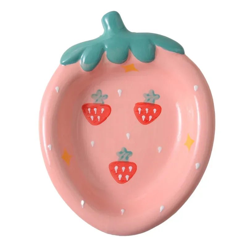 Assiettes en céramique motif fruits - Mini plateaux décoratifs pour desserts, salades et apéritifs - Cuisine Chez Nadine