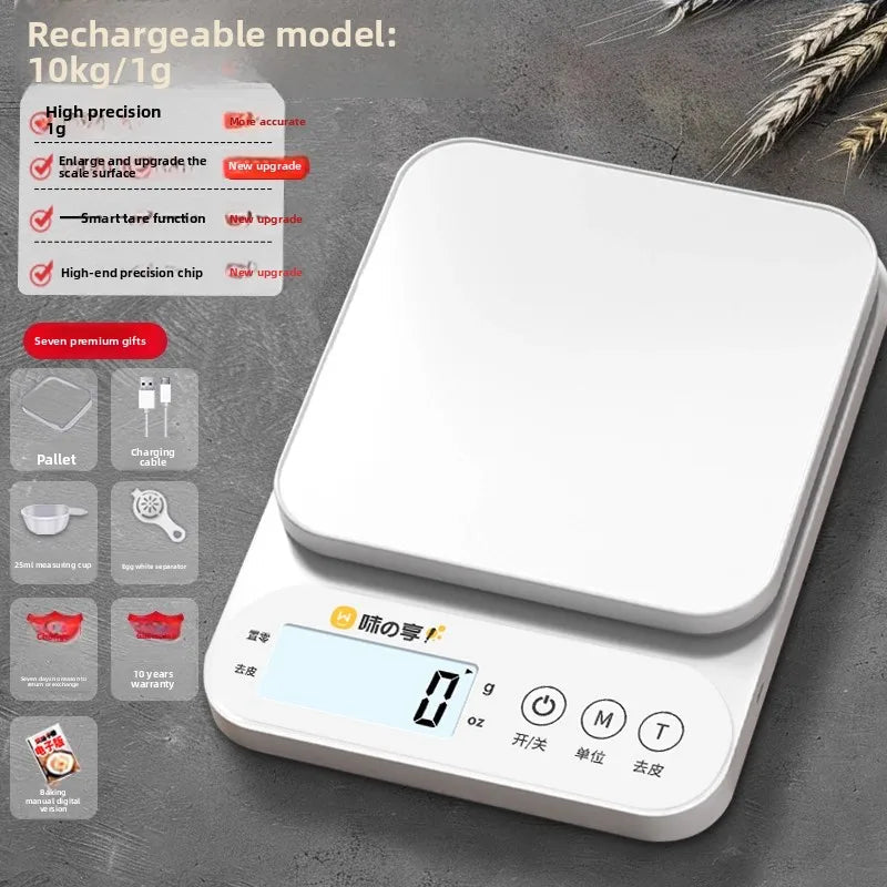 Balance de Cuisine Électronique de Précision - Rechargeable pour Pâtisserie et Cuisson - Cuisine Chez Nadine