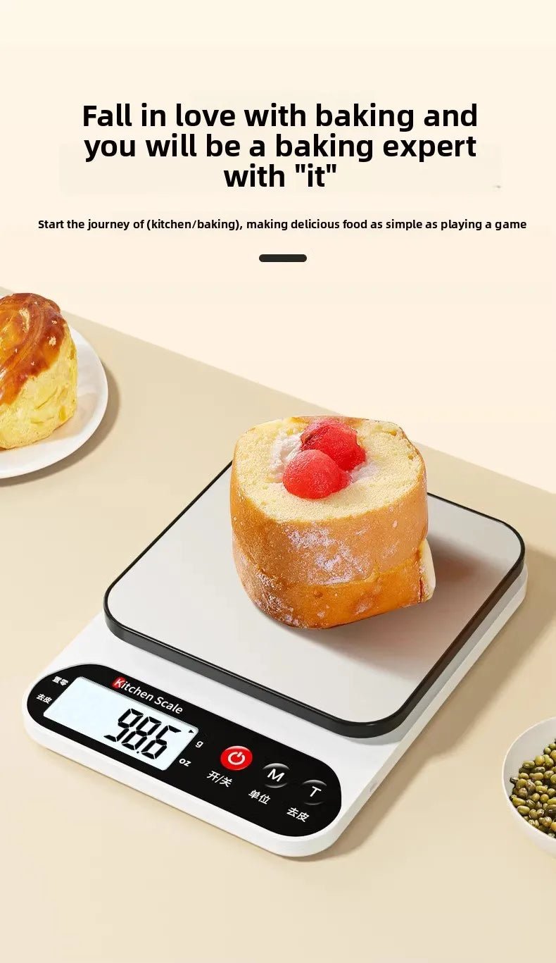 Balance de Cuisine Électronique de Précision - Rechargeable pour Pâtisserie et Cuisson - Cuisine Chez Nadine