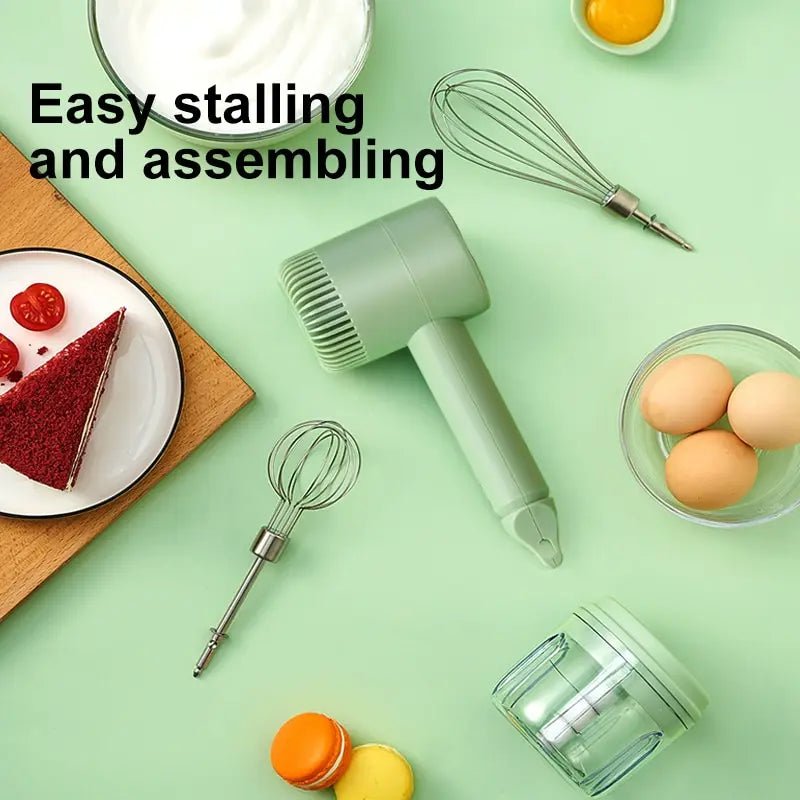 Batteur Électrique Automatique Sans Fil - Fouet À Main pour Pâtisserie, Crème et Pâte à Gâteaux - Cuisine Chez Nadine