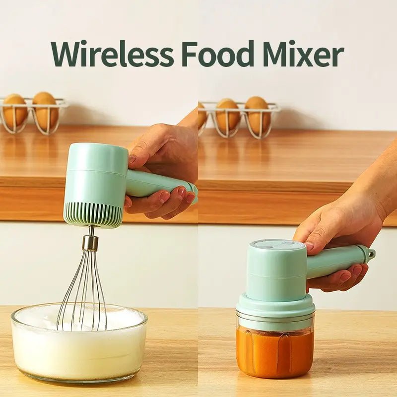 Batteur Électrique Automatique Sans Fil - Fouet À Main pour Pâtisserie, Crème et Pâte à Gâteaux - Cuisine Chez Nadine