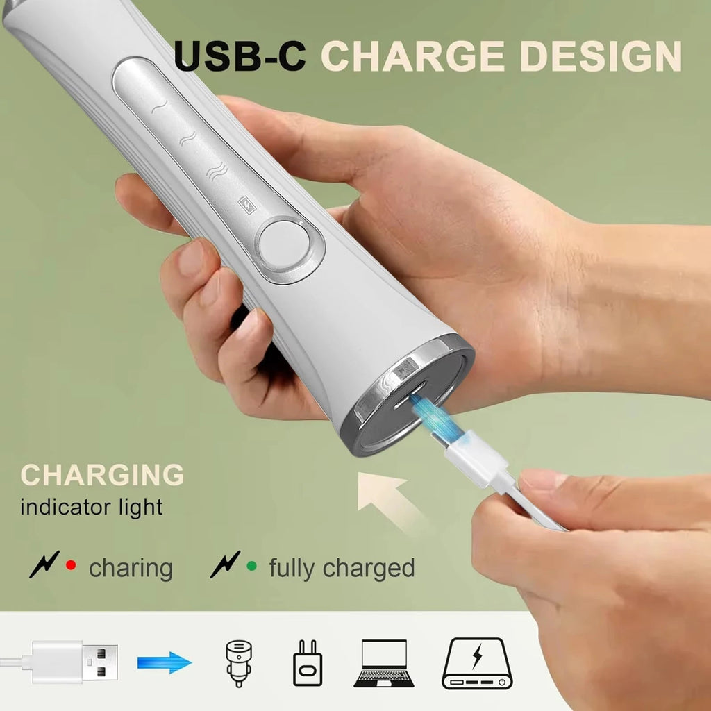 Batteur Électrique et Mousseur à Lait 3 Vitesses - Fouet Double Tige Rechargeable pour Crème, Café et Pâtisserie - Cuisine Chez Nadine