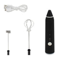 Batteur Électrique et Mousseur à Lait Double Fouet 3 Vitesses Rechargeable - Mixeur pour Café, Crème et Confitures - Cuisine Chez Nadine