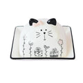 Beurrier en porcelaine avec couvercle motif chat - Porte - beurre en céramique pour comptoir, table et réfrigérateur - Cuisine Chez Nadine
