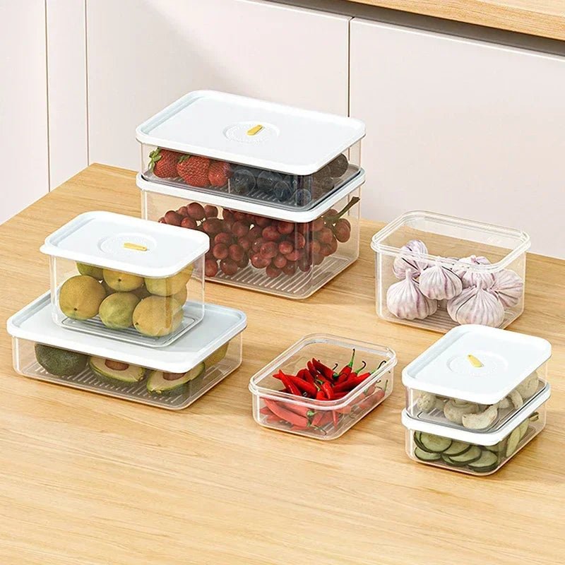Boîte de conservation multifonctionnelle transparente et hermétique pour réfrigérateur, idéale pour le salami, le fromage et la charcuterie. Convient également pour la cuisine. - Cuisine Chez Nadine