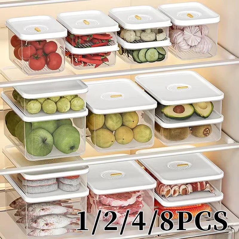 Boîte de conservation multifonctionnelle transparente et hermétique pour réfrigérateur, idéale pour le salami, le fromage et la charcuterie. Convient également pour la cuisine. - Cuisine Chez Nadine