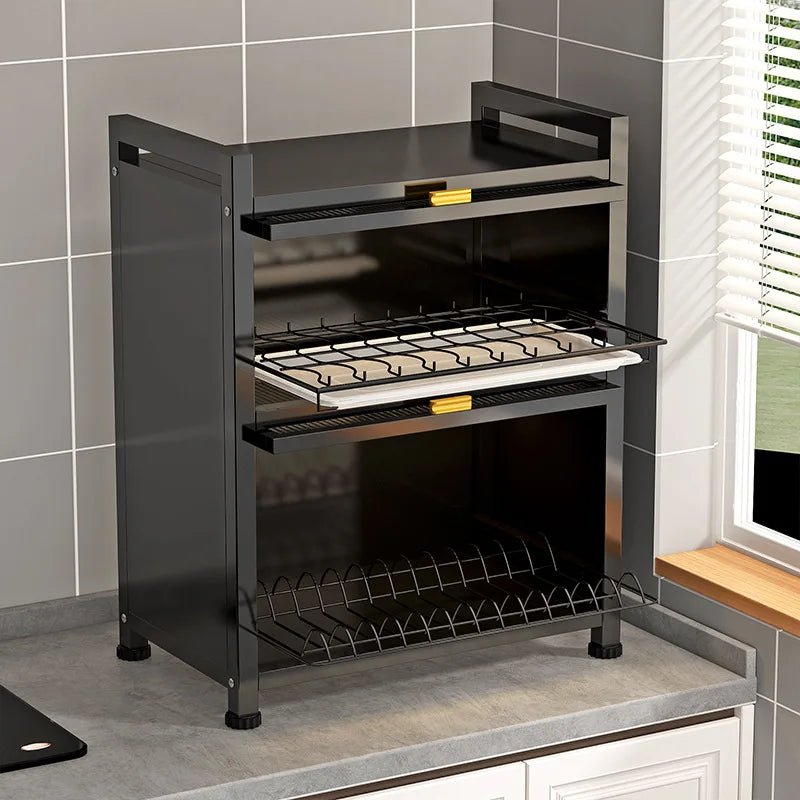 Boîte de rangement de cuisine avec porte, égouttoir à vaisselle anti - poussière, à poser sur le plan de travail, porte - baguettes, porte - assiettes, égouttoir à vaisselle - Cuisine Chez Nadine