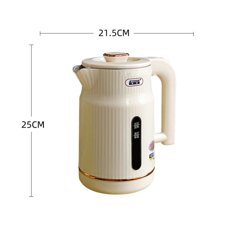 Bouilloire Électrique 3L 1500W - Double Paroi Isotherme avec Maintien au Chaud Intelligent - Cuisine Chez Nadine