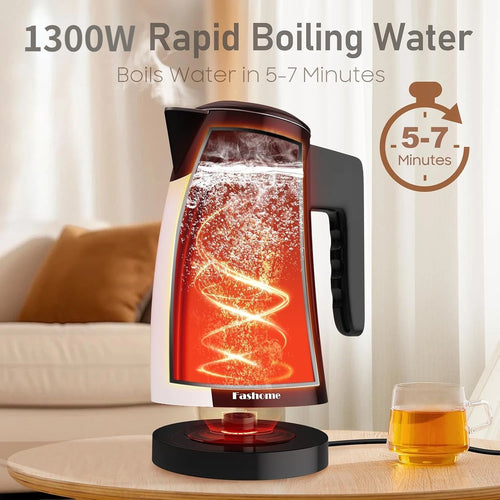 Bouilloire Électrique Col de Cygne 1,2L en Acier Inoxydable avec Contrôle de Température 1300W - Théière et Cafetière - Cuisine Chez Nadine