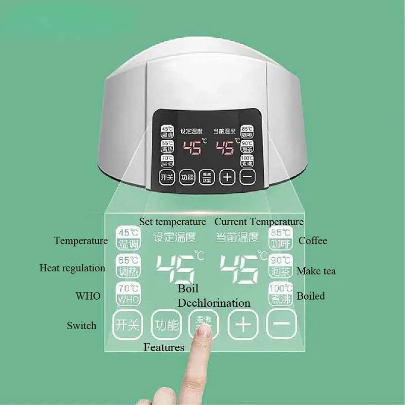 Bouilloire Électrique Intelligente 1.3L - Température Constante 24h pour Biberons et Thé - Cuisine Chez Nadine