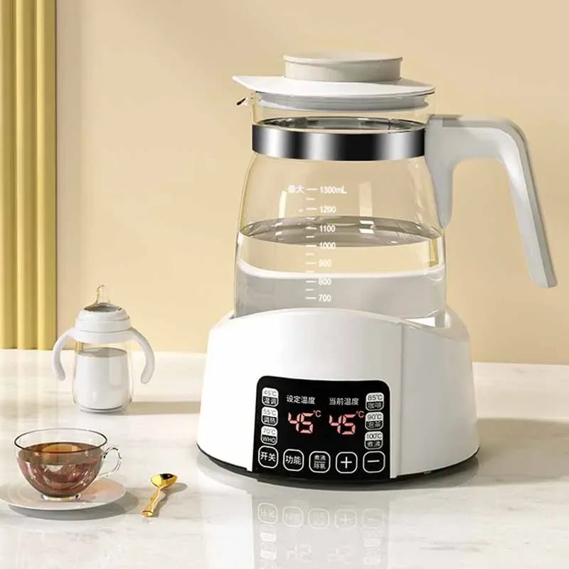 Bouilloire Électrique Intelligente 1.3L - Température Constante 24h pour Biberons et Thé - Cuisine Chez Nadine