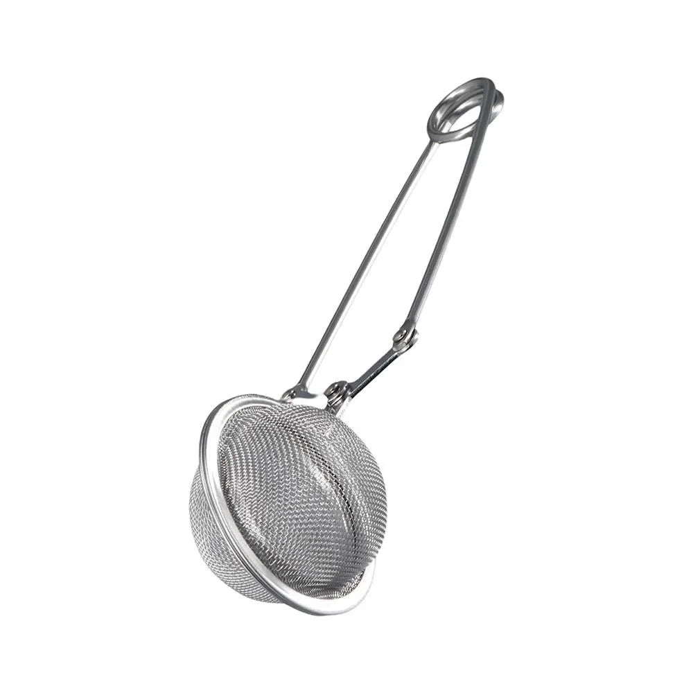 Boule à Thé Cuillère Acier Inoxydable Infuseur Filtre Presse Feuilles Herbes Passoire avec Poignée - Cuisine Chez Nadine