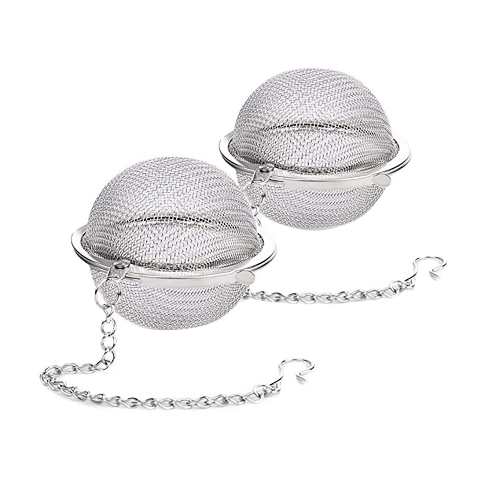 Boule à Thé Infuseur en Acier Inoxydable Forme Sphérique Filtre pour Épices et Thé - Cuisine Chez Nadine