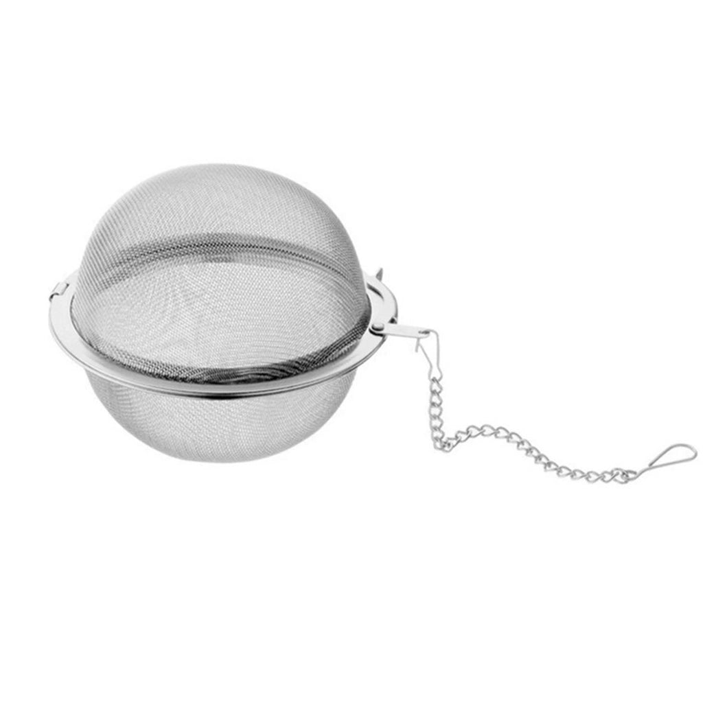 Boule à Thé Infuseur en Acier Inoxydable Forme Sphérique Filtre pour Épices et Thé - Cuisine Chez Nadine
