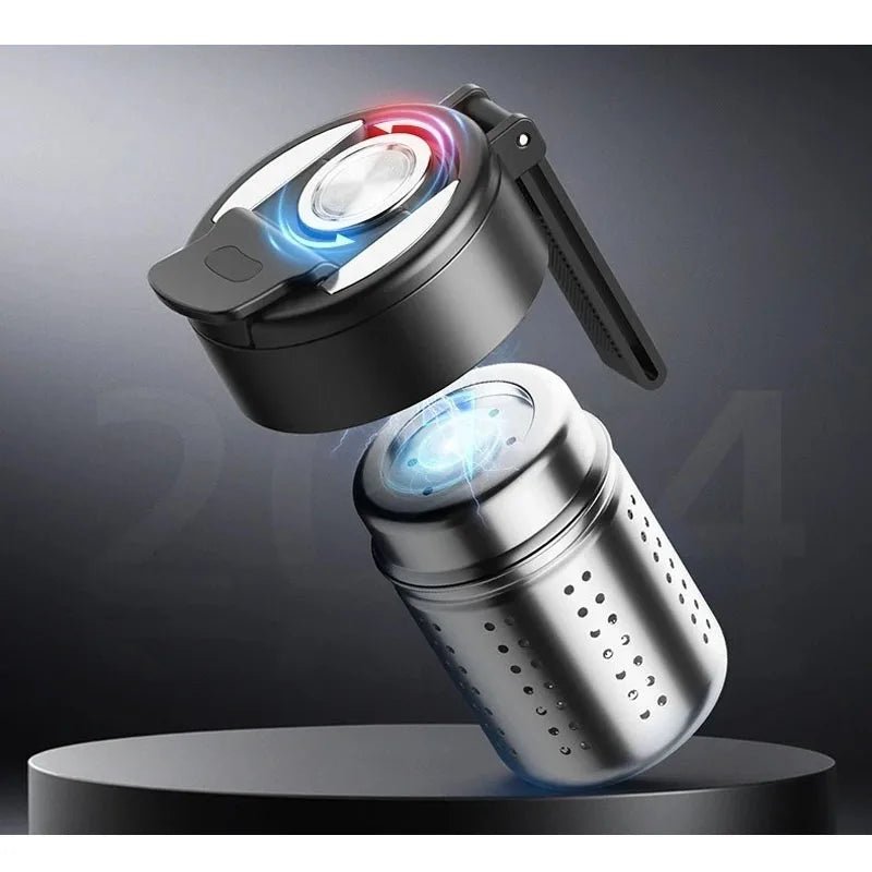 Bouteille Infuseur à Thé de Voyage avec Grand Infuseur Amovible Sans BPA TRITAN Sport - Cuisine Chez Nadine