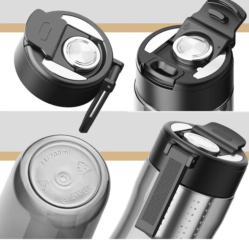 Bouteille Infuseur à Thé de Voyage avec Grand Infuseur Amovible Sans BPA TRITAN Sport - Cuisine Chez Nadine